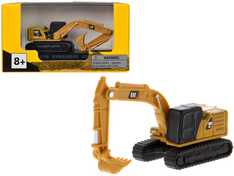 CAT Caterpillar 320 Hydraulic Excavator Yellow 'Micro-Constructor' Series Diecast Model By Diecast Masters