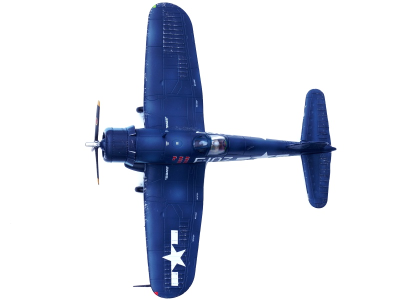 Vought F4u-1D Corsair Fighter Plane 