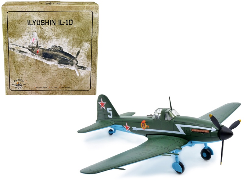 Ilyushin Il-10 Ground Attack Aircraft (Ussr 1944) 1/72 Diecast Model By Warbirds Of Wwii