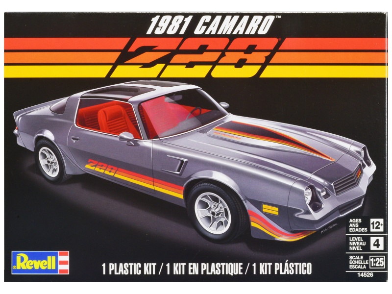 1981 Chevrolet Camaro Z/28 Level 4 Model Kit 1/25 Scale - Revell