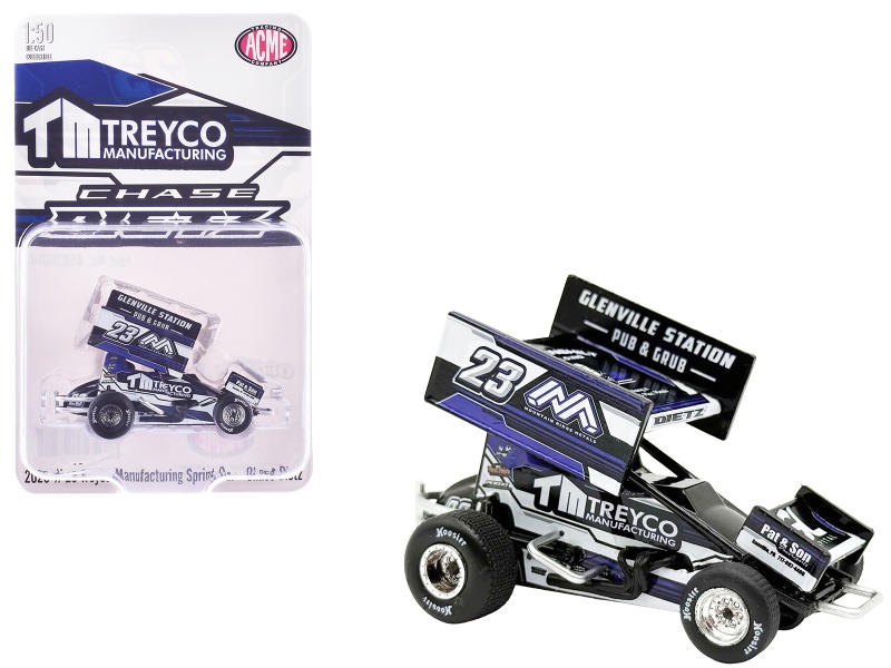 Winged Sprint Car #23 Chase Dietz "Treyco Manufacturing - Mountain Ridge Metals" (2026) 1/50 Diecast Model Car By Acme