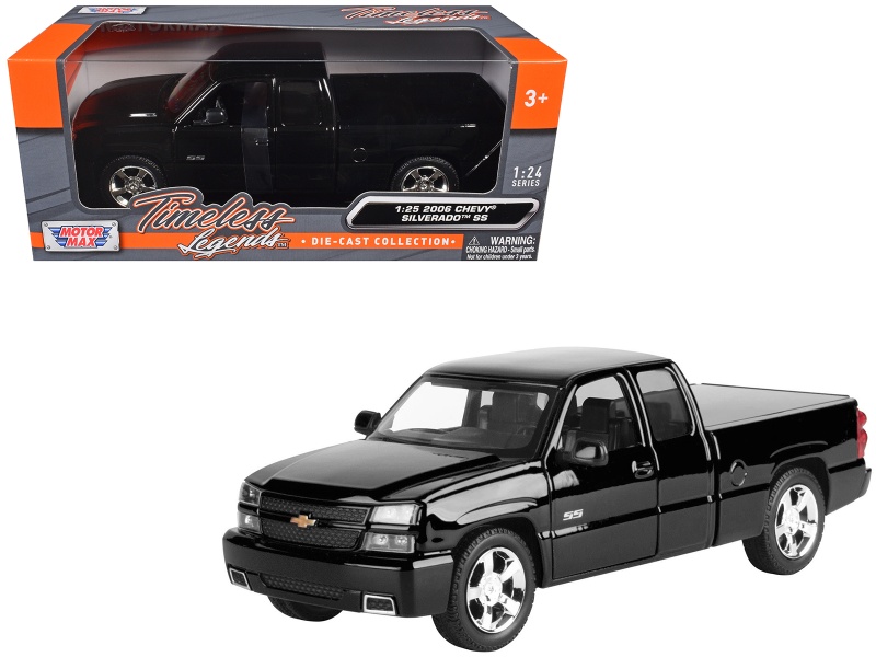 2006 Chevrolet Silverado SS Pickup Truck Black Diecast Model