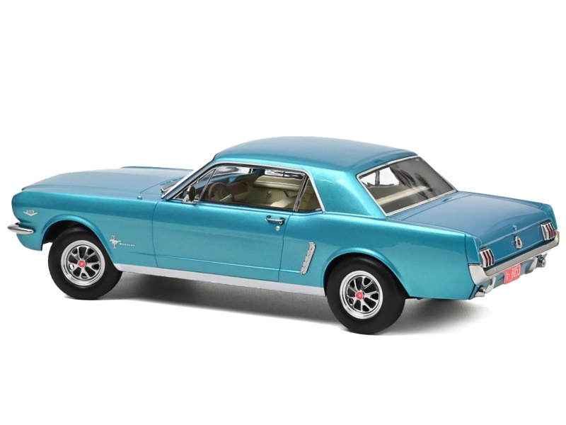 Ford Mustang Hardtop Coupé 1965 Turquoise Blue 1/18 Norev 182800