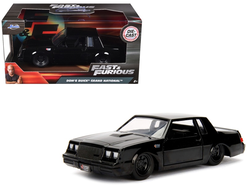 Dom’s Black Buick Grand National Fast & Furious 1/32 Diecast Model Car by Jada