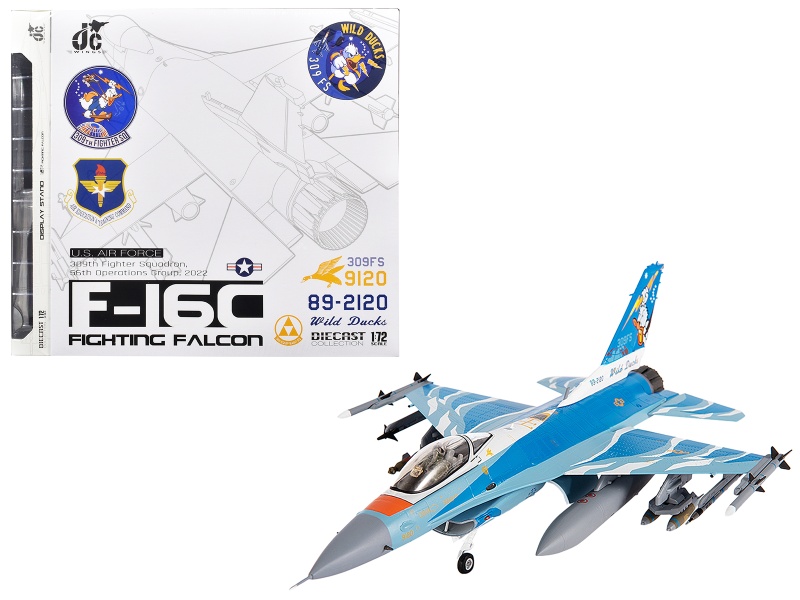 Lockheed F-16C Fighting Falcon Fighter Aircraft 1/72 Diecast Model
