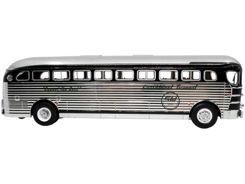 1948 Gm Pd-4151 Silversides Coach Bus "Southwest Transit: Expect The Best" "Vintage Bus & Motorcoach Collection" 1/43 Diecast Model By Iconic Replicas