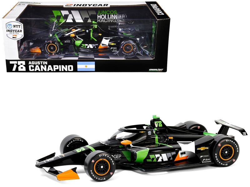 Dallara IndyCar #78 Agustin Canapino Diecast Model Car