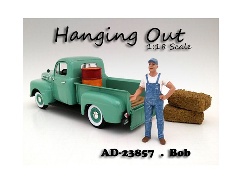 "Hanging Out" Bob Figure For 1:18 Scale Models By American Diorama