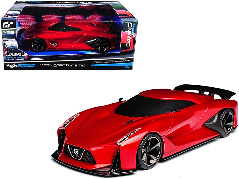 2020 Nissan Concept Vision Gran Turismo Red \"Gaming Series\" 1/32 Diecast Model Car By Maisto