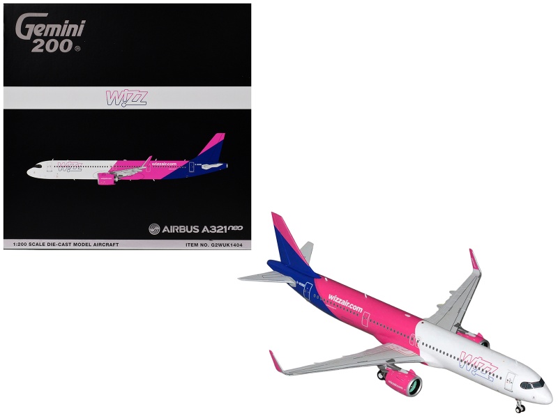 Wizz Air Airbus A321neo Diecast Model