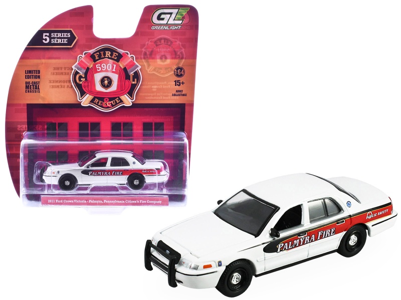 2011 Ford Crown Victoria "Palmyra Pennsylvania Citizen's Fire Company" Diecast Model Car