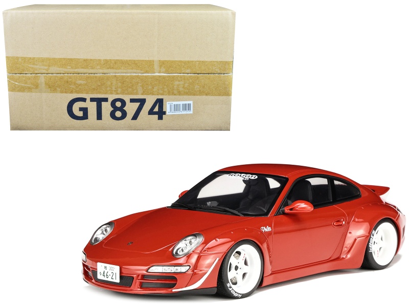 2021 Porsche 911 Rwb "Aka Phila" Red 1/18 Model Car by GT Spirit
