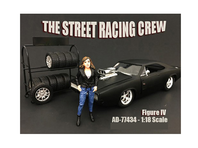 The Street Racing Crew Figure Iv For 1:18 Scale Models By American Diorama