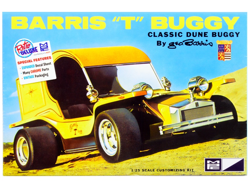 Skill 2 Model Kit George Barris "T" Classic Dune Buggy 3-In-1 Kit 1/25 Scale Model By Mpc