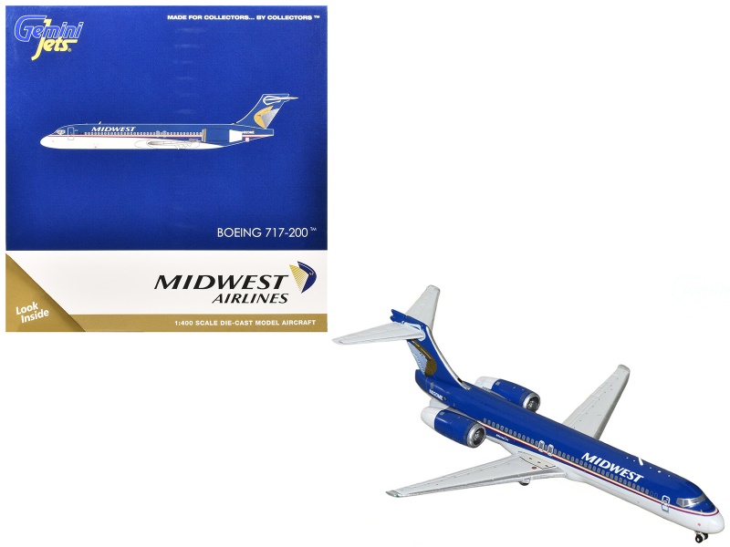 Boeing 717-200 Midwest Airlines Diecast Model