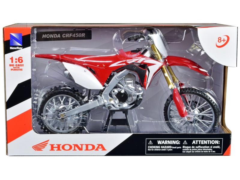 Honda CRF450R Dirt Bike Motorcycle 1/6 Diecast Model