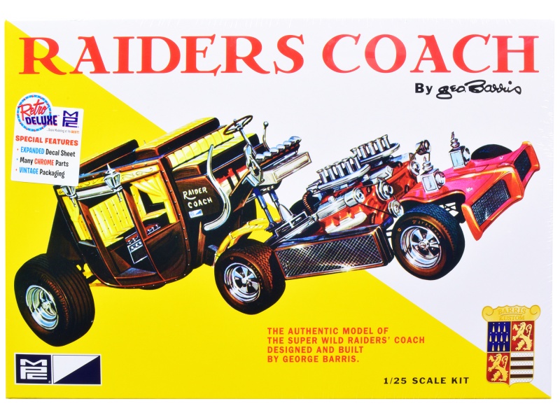 Skill 2 Model Kit George Barris' Super Wild Raiders' Coach 1/25 Scale Model By Mpc