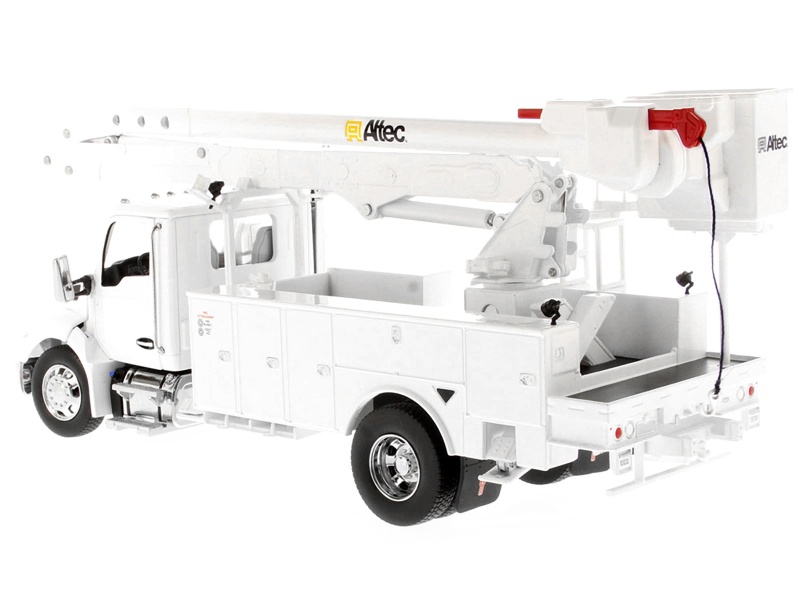 Kenworth T380 With Altec Aa55 Aerial Service Truck White "Transport Series" 1/32 Diecast Model By Diecast Masters