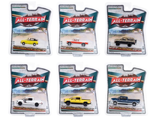 All Terrain Series 14 Set of 6 Pieces 1/64 Diecast Model Cars by Greenlight