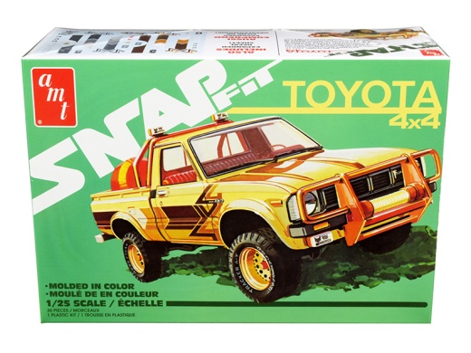 Toyota Hilux 4X4 Pickup Truck 1/25 Scale Model Kit by AMT