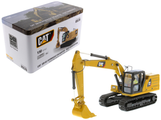 CAT Caterpillar 320 GC Hydraulic Excavator with Operator Diecast Model - 1/50 Scale