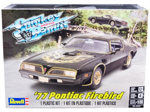1977 Pontiac Firebird 'Smokey And The Bandit' Movie 1/25 Scale Model Car Kit by Revell