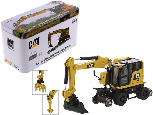CAT Caterpillar M323F Railroad Wheeled Excavator Diecast Model