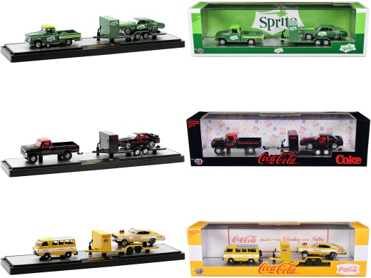 Auto Haulers 'Sodas' Set of 3 Pieces Release 22 Limited Edition Diecast Models by M2 Machines