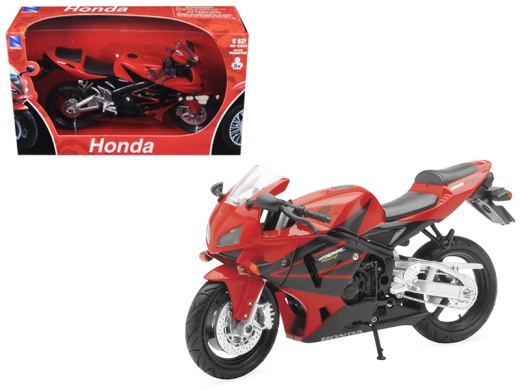 2006 Honda Cbr600r Red 1/12 Diecast Motorcycle Model By New Ray