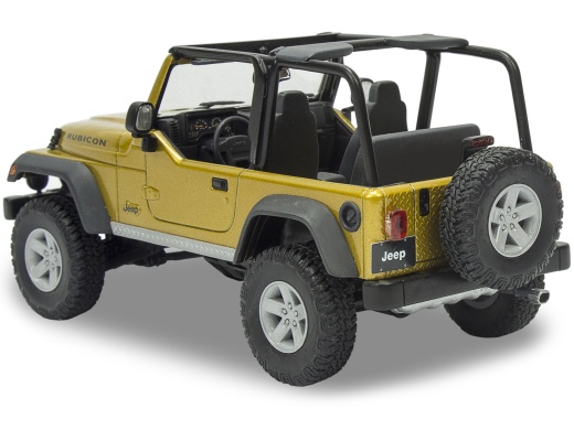 Revell Jeep Wrangler Rubicon 1/25 Scale Model Kit - Level 4 Model Kit