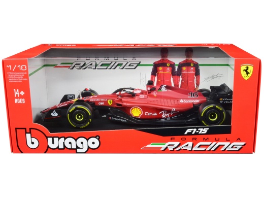 Ferrari F1-75 #16 Charles Leclerc Formula One F1 Diecast Model Car by Bburago