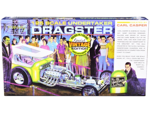 Undertaker Dragster Model Kit by Carl Casper 1/25 Scale by Polar Lights