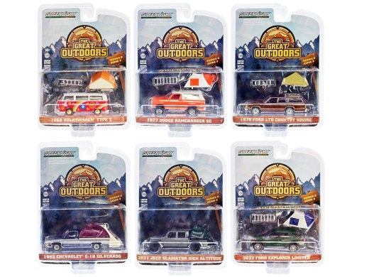 The Great Outdoors Series 2 1/64 Diecast Model Cars by Greenlight