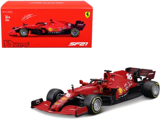 Ferrari SF21 #16 Charles Leclerc Formula One F1 World Championship (2021) Diecast Model Car