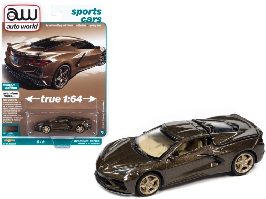 2020 Chevrolet Corvette Zeus Bronze Metallic Limited Edition Diecast Model Car