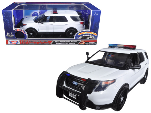2015 Ford Police Interceptor Utility 1/18 Diecast Model Car by Motormax