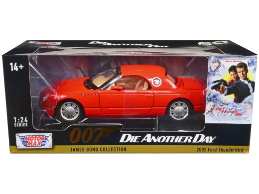 2002 Ford Thunderbird Orange James Bond 007 Die Another Day Diecast Model Car