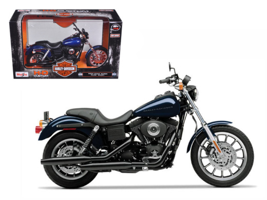 2004 Harley-Davidson Dyna Super Glide Sport Blue Diecast Motorcycle Model