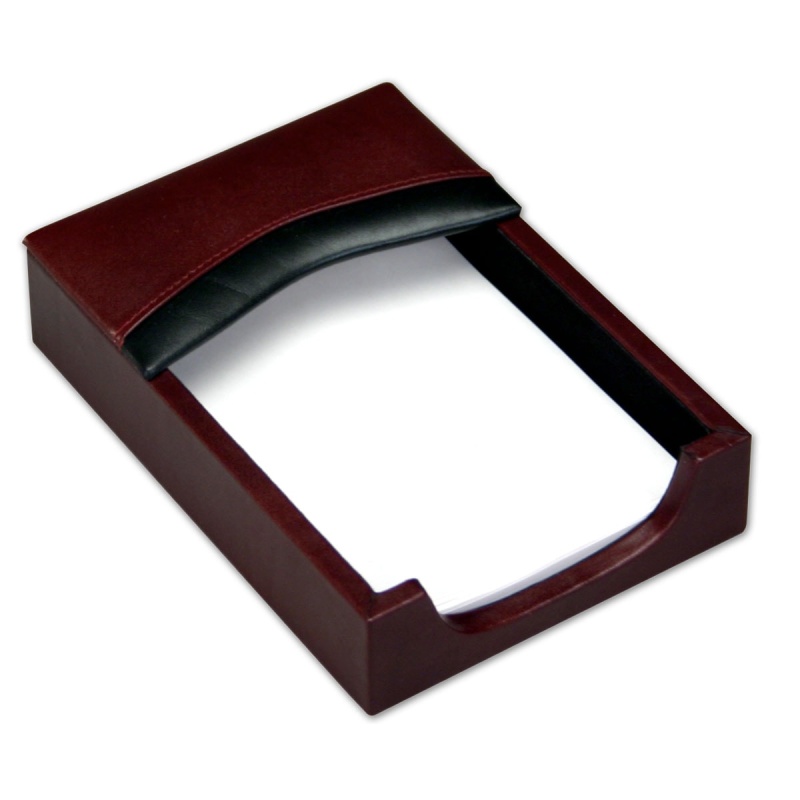 Two-Tone Leather 4" X 6" Memo Holder