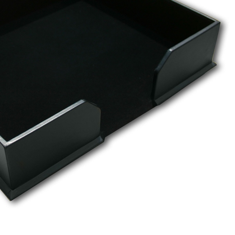 Classic Black Leatherette Conference Pad Holder