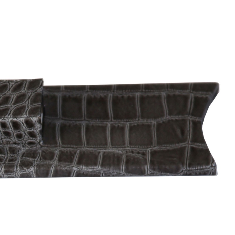 Protacini Castlerock Gray Italian Crocodile Leather Library Set