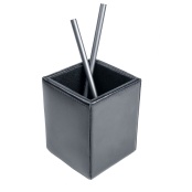 Universal® Recycled Plastic Cubicle Pencil Cup, 4.25 x 2.5 x 5