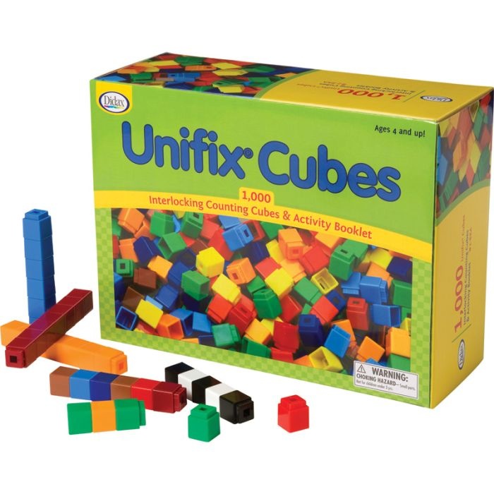 Unifix Cubes, Set Of 1,000
