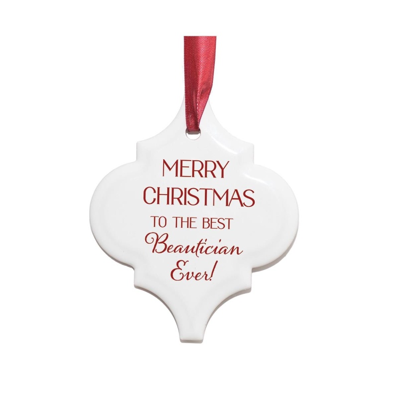 Ornament-Merry Christmas/Beautician