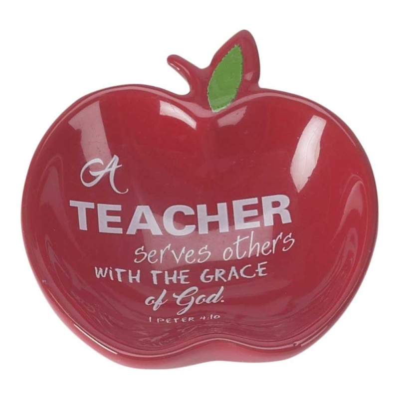 Tray Apple Shape Teacher Serves 1 Pet
