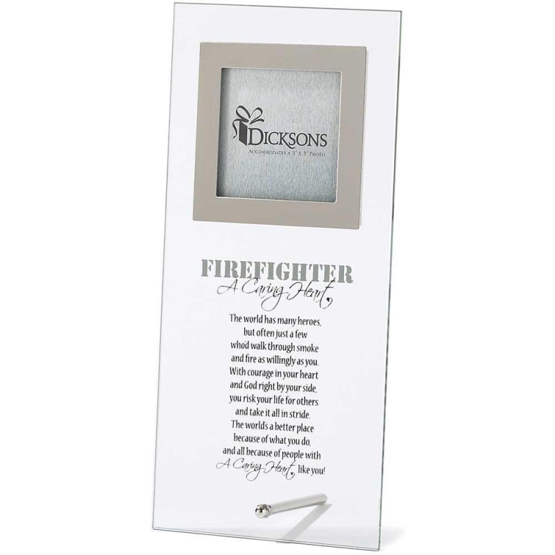 Photo Frame-Glass-Firefighter