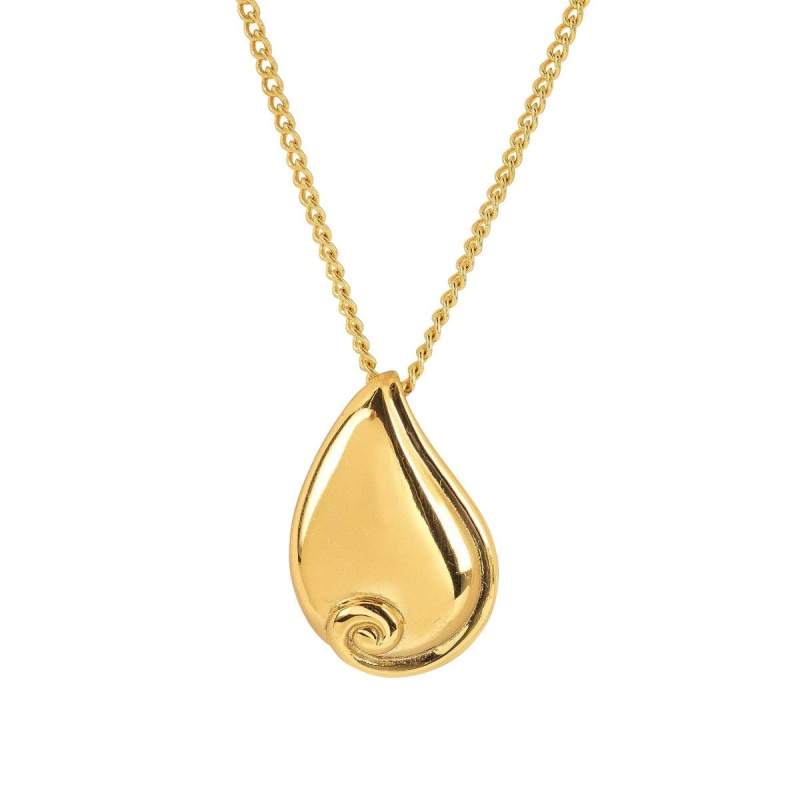Necklace No Tears Teardrop Gold Plated