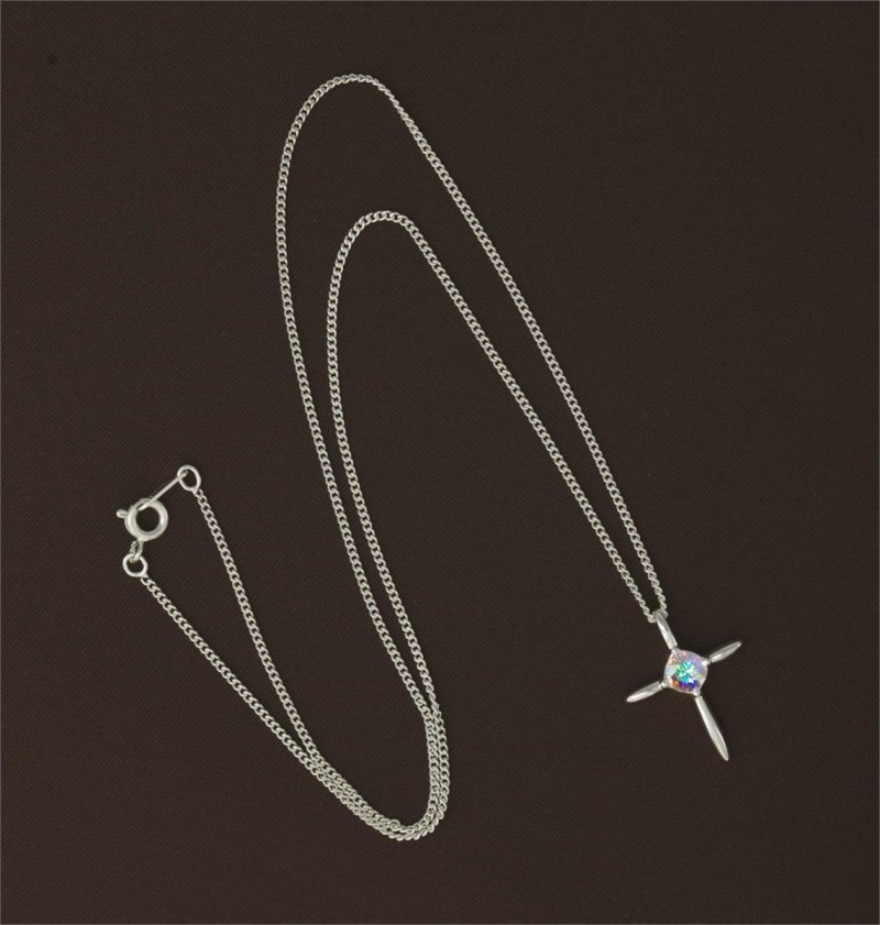 Come Rain Or Shine Cross Necklace