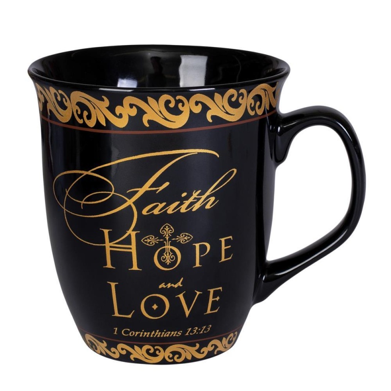 Faith Hope Love Ceramice 16Oz Mug