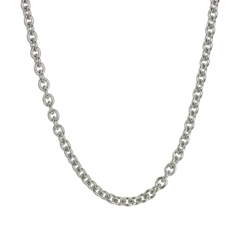 Necklace Mens 24" Cable Stainless Steel